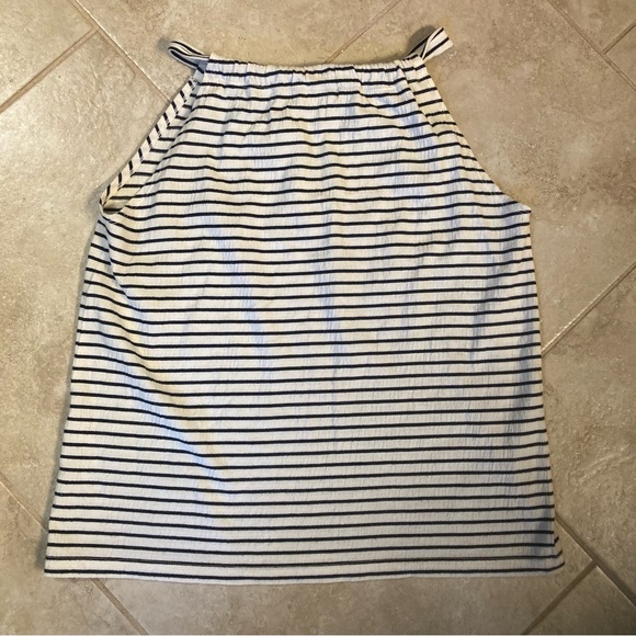 Max Studio Striped Tank Top - Picture 2 of 3